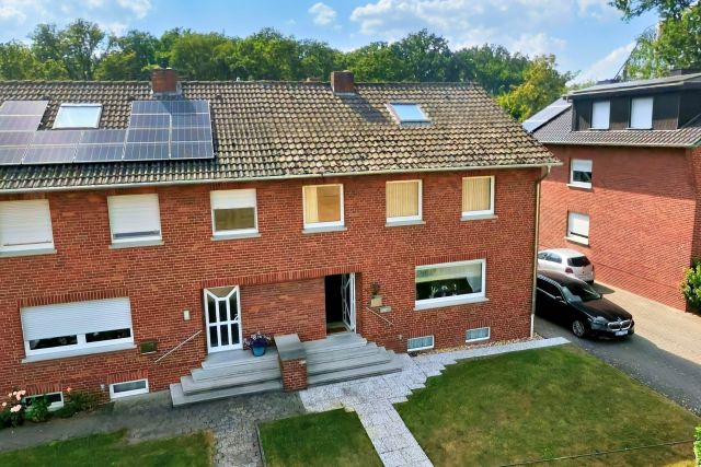 Außenansicht vorne – Doppelhaushälfte in Beckum