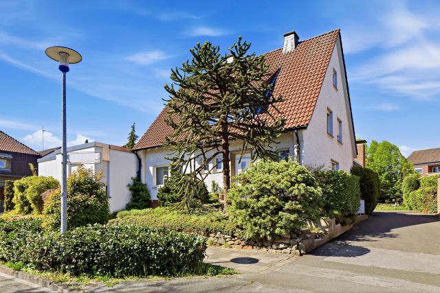 Frontansicht – Einfamilienhaus in Beckum