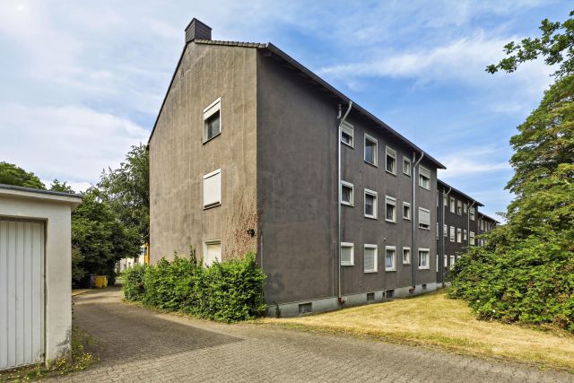 Rückansicht – Mehrfamilienhaus in Dortmund-Hostedde